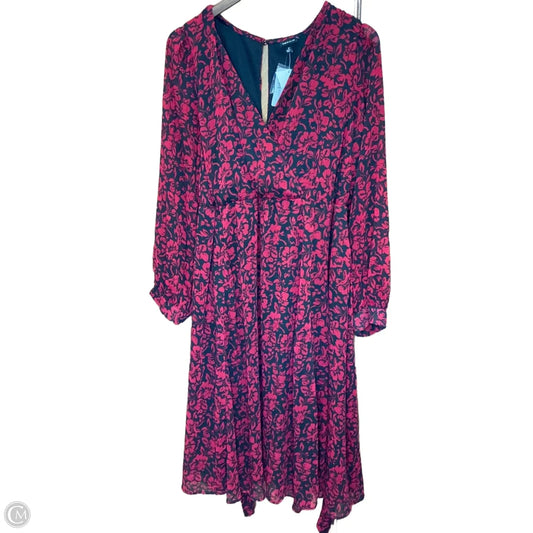 Dress Casual Midi By Torrid In Black & Red, Size: 1x