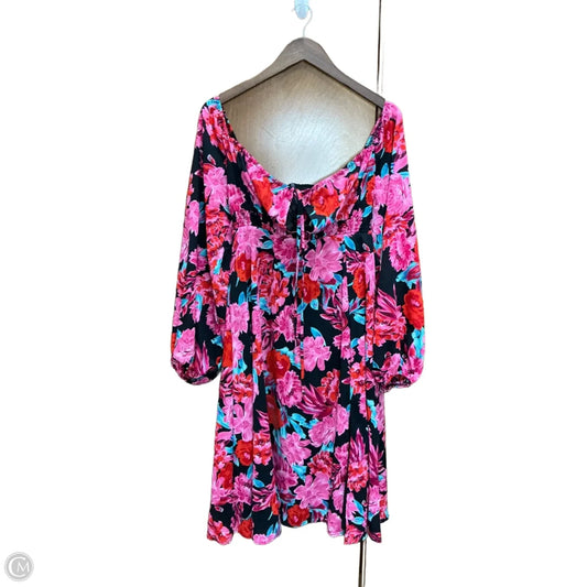 Dress Casual Midi By Boohoo Boutique In Floral Print, Size: M