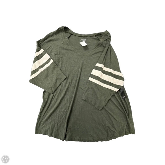 Top Short Sleeve By Torrid In Green, Size: 4x