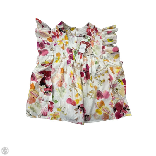 Top Sleeveless By FairHope In Floral Print, Size: L