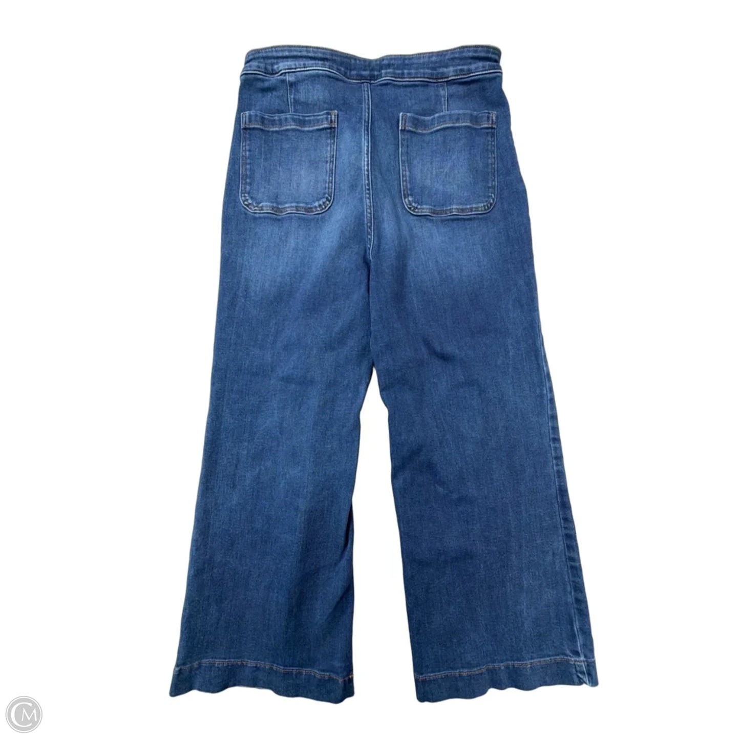 Pants Wide Leg By Lc Lauren Conrad In Blue Denim, Size: 14p