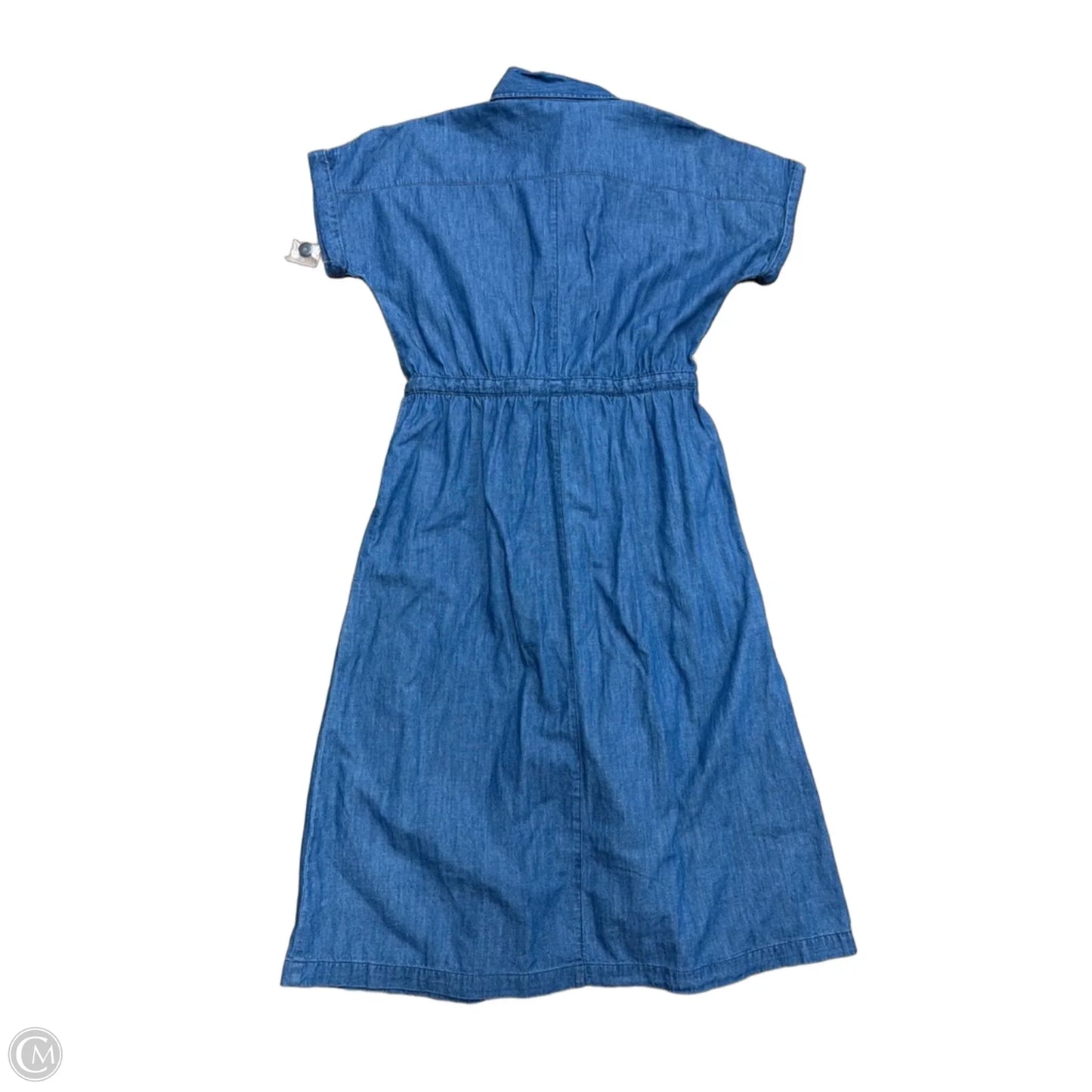 Dress Casual Midi By Falls Creek In Blue Denim, Size: M