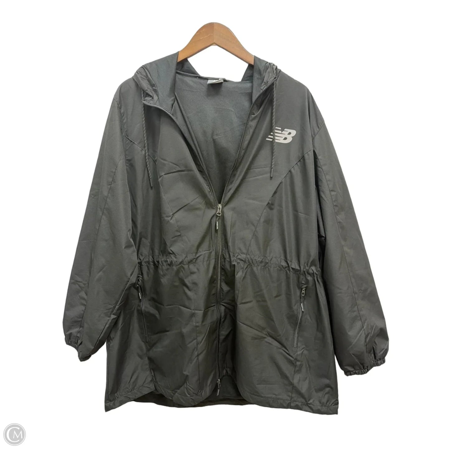 Jacket Windbreaker By New Balance In Black, Size: 3x