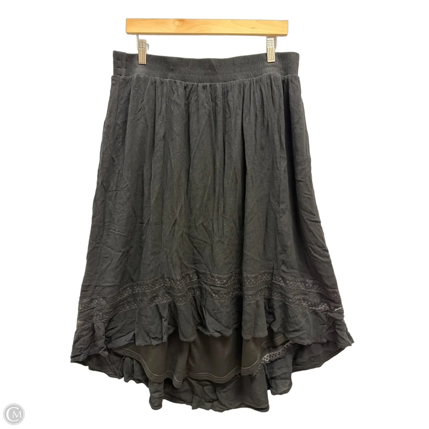 Skirt Maxi By Torrid In Black, Size: 1x