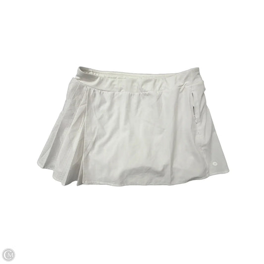 Athletic Skort By Avia In White, Size: M