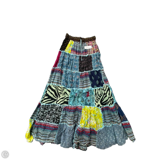 Skirt Maxi By Royal Paisley In Multi-colored, Size: L