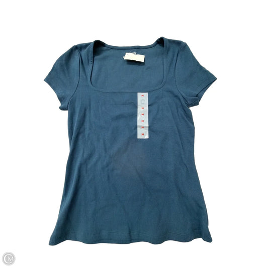 Top Short Sleeve Basic By Old Navy In Blue, Size: M
