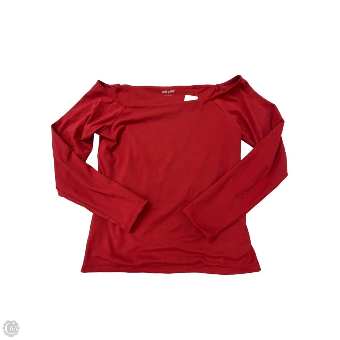Top Long Sleeve By Old Navy In Red, Size: M