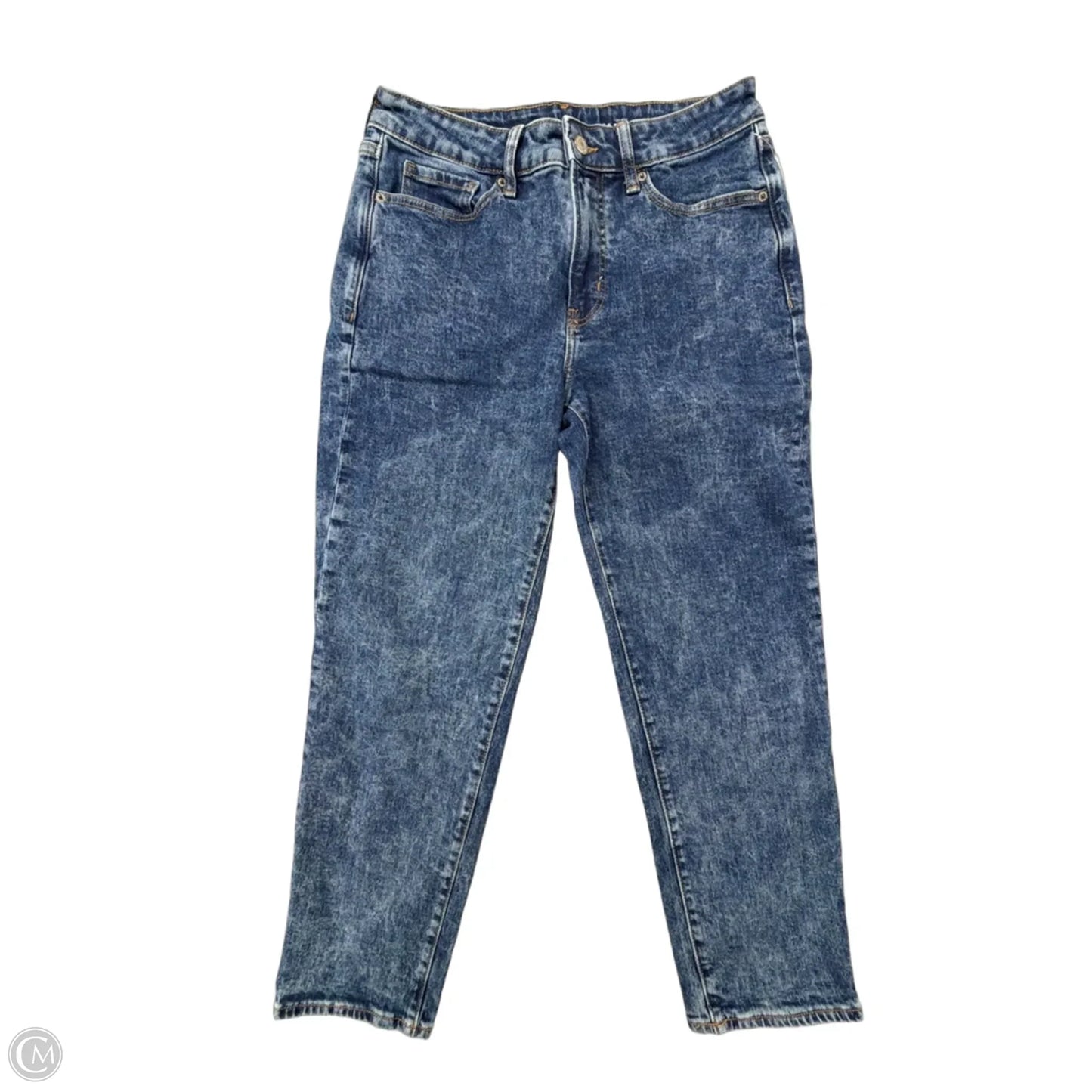 Jeans Straight By Old Navy In Blue Denim, Size: 8