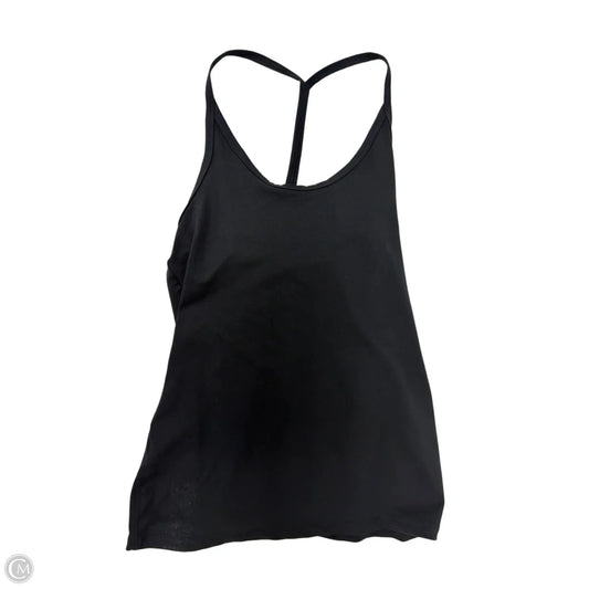 Athletic Tank Top By Nike Apparel In Black, Size: S
