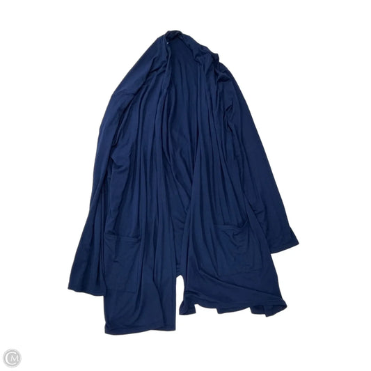 Cardigan By Clothes Mentor In Navy, Size: 3x