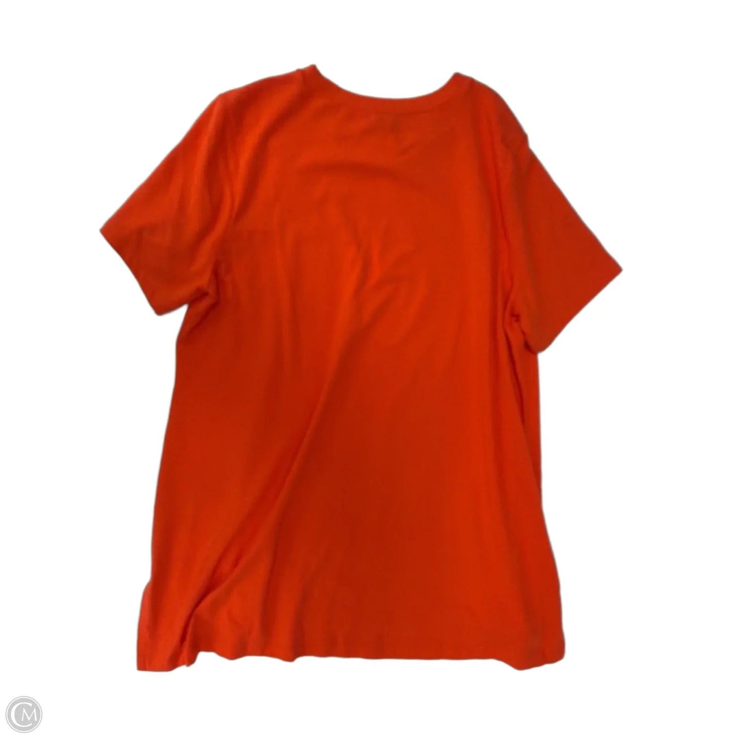 Top Short Sleeve By Isaac Mizrahi Live Qvc In Orange, Size: L