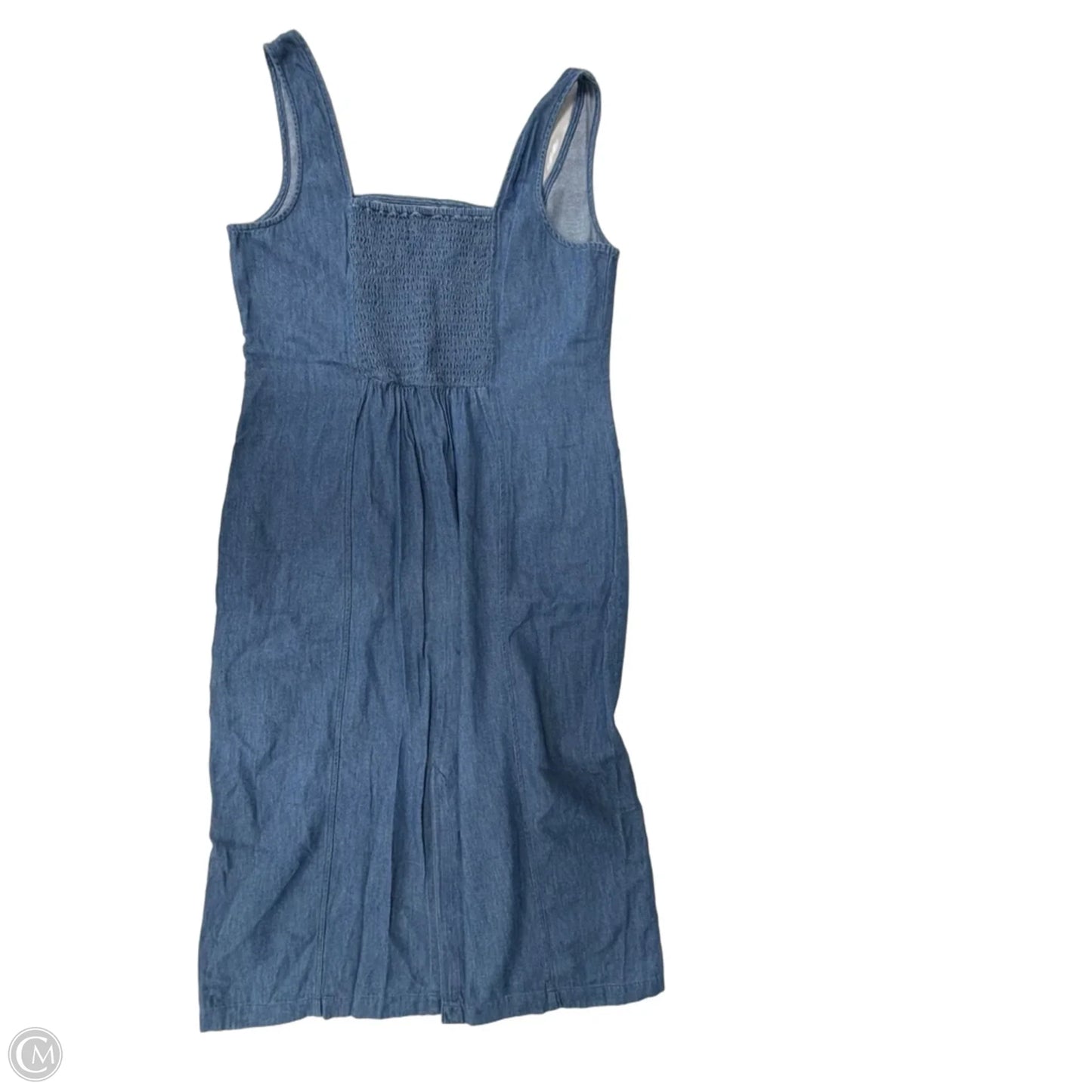 Dress Casual Midi By Old Navy In Blue, Size: L