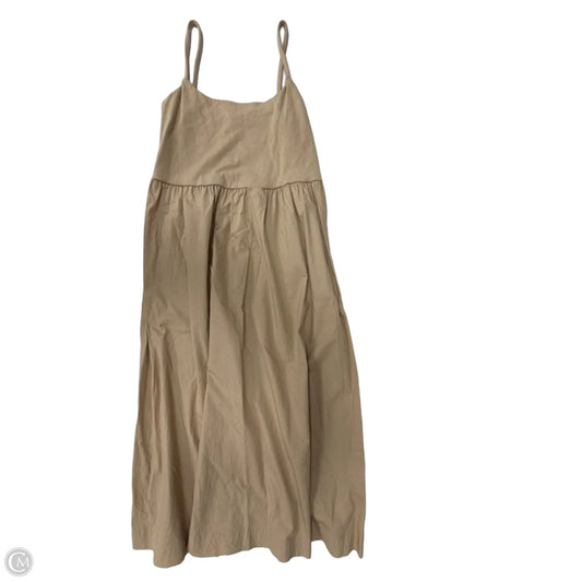 Dress Casual Maxi By Old Navy In Tan, Size: L