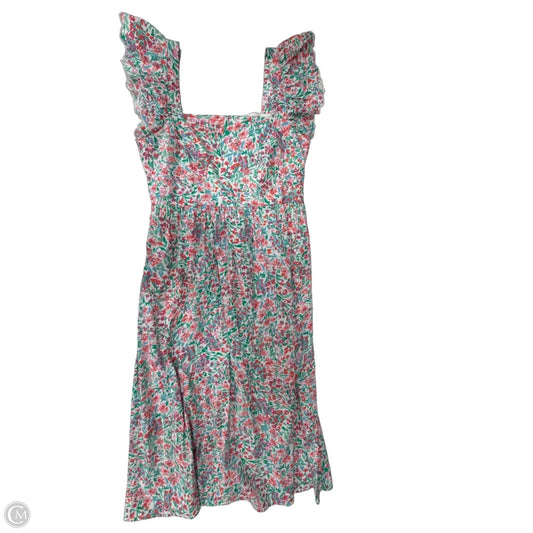 Dress Casual Maxi By J. Crew In Floral Print, Size: L