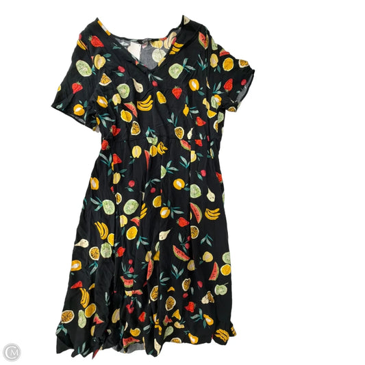Dress Casual Midi By Bloomchic In Black, Size: 1x