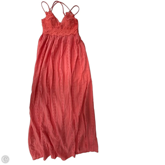 Dress Casual Maxi By Zenana In Coral, Size: M