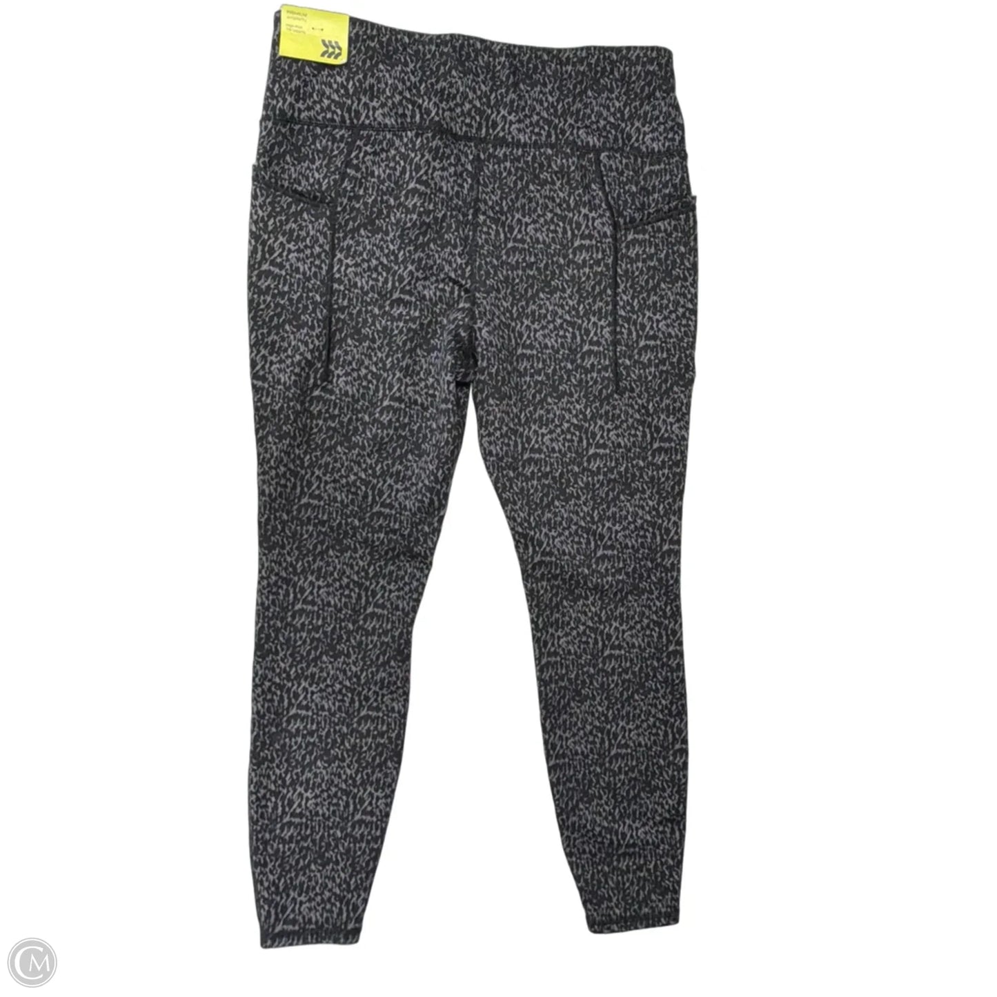 Athletic Leggings By All In Motion In Black & Grey, Size: L