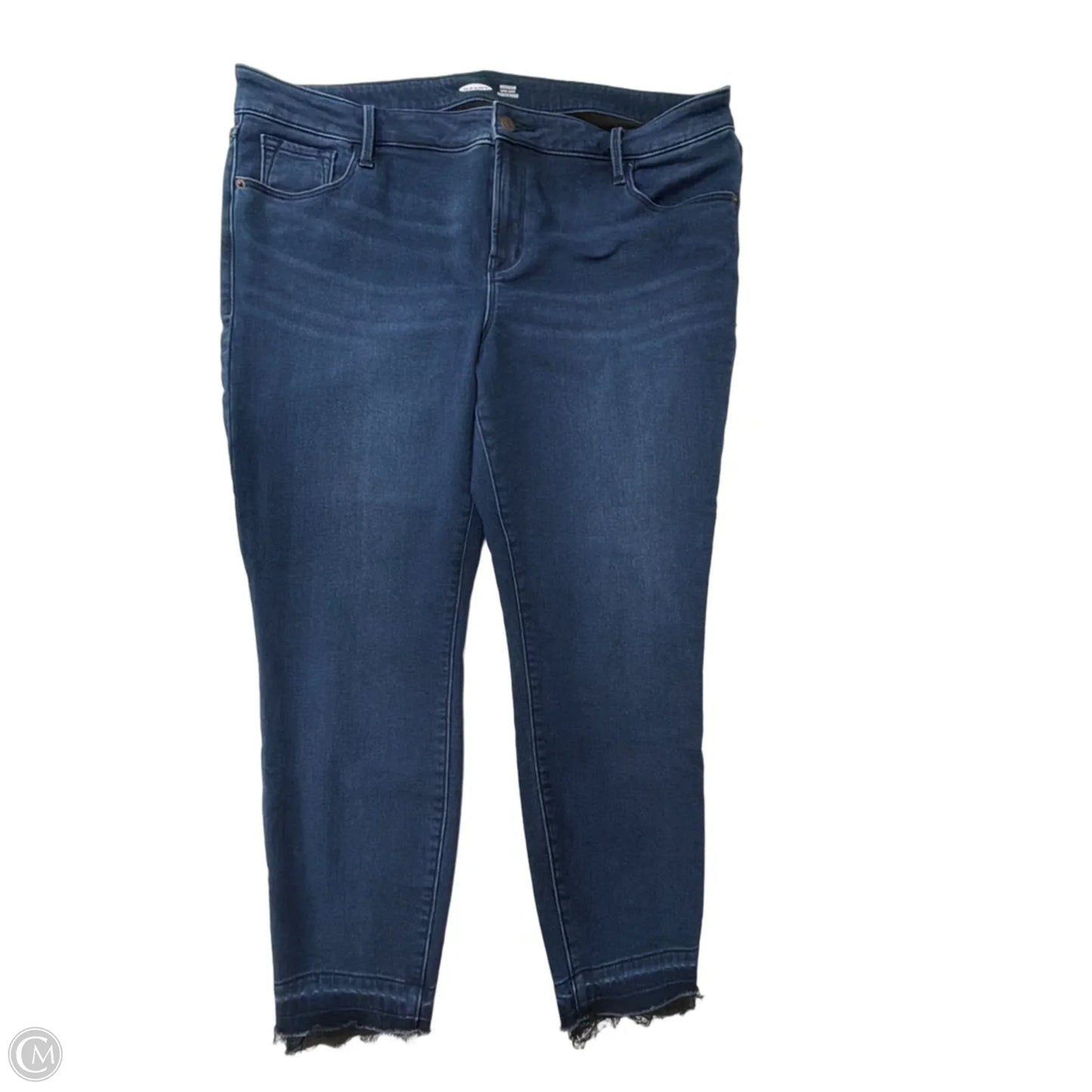 Jeans Skinny By Old Navy In Blue Denim, Size: 18