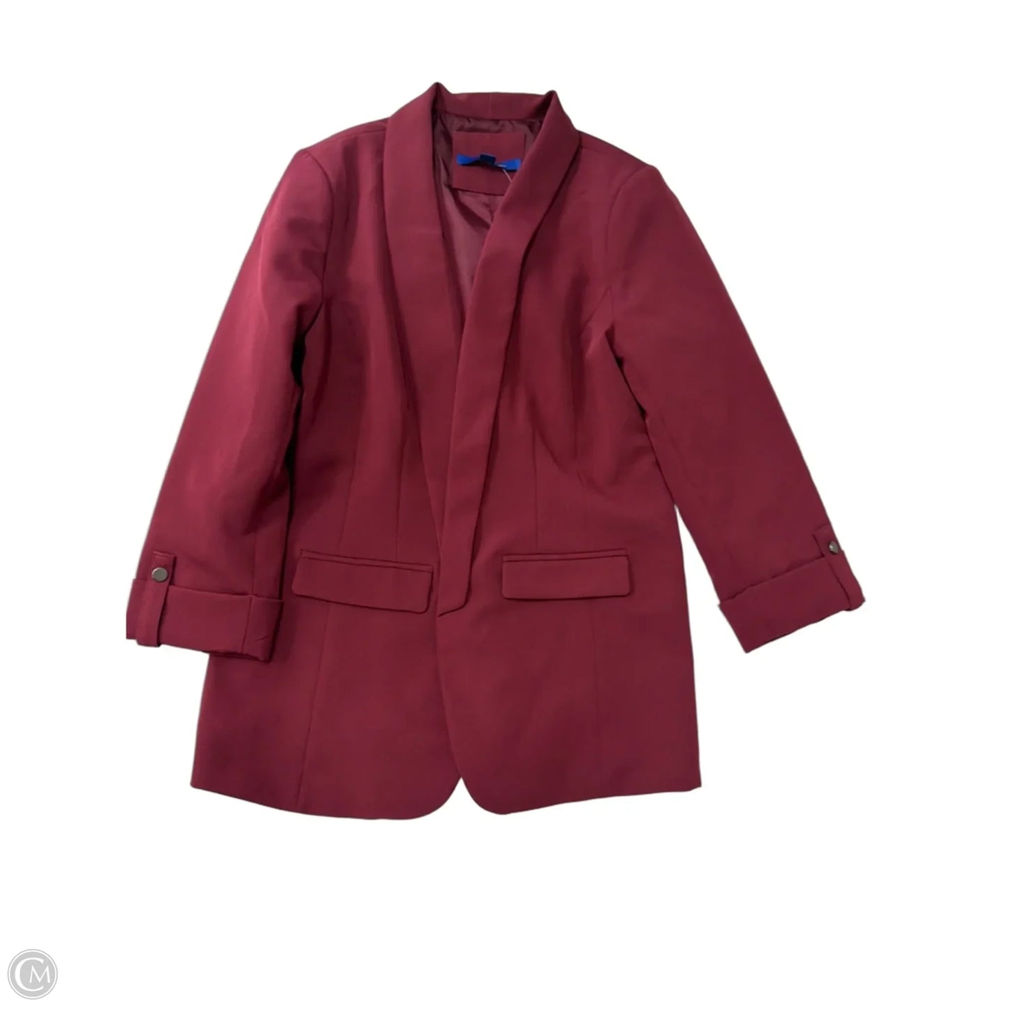 Blazer By Apt 9 In Maroon, Size: S