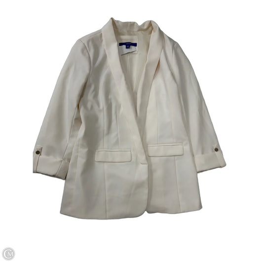 Blazer By Apt 9 In Cream, Size: S