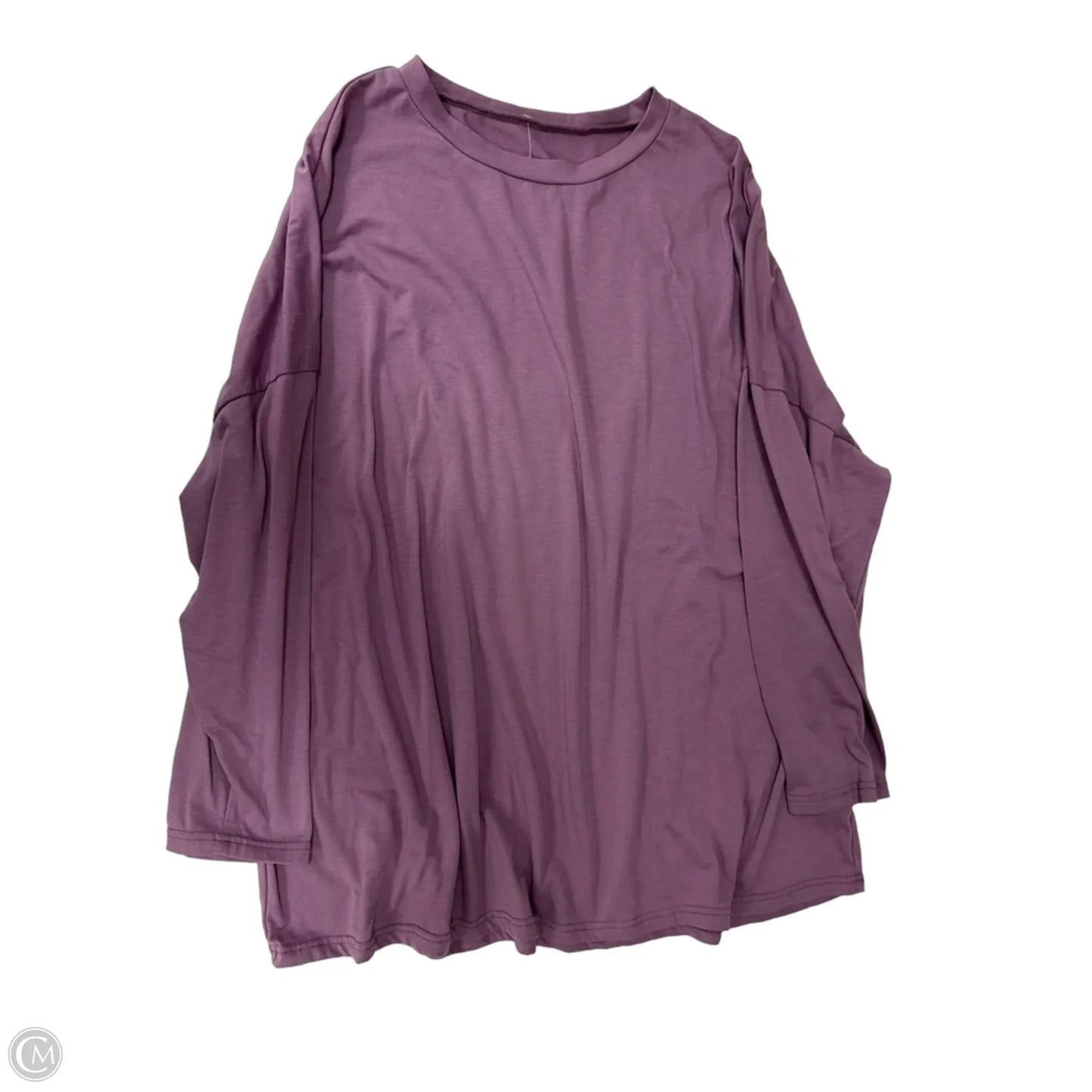 Top Long Sleeve By Clothes Mentor In Purple, Size: 4x