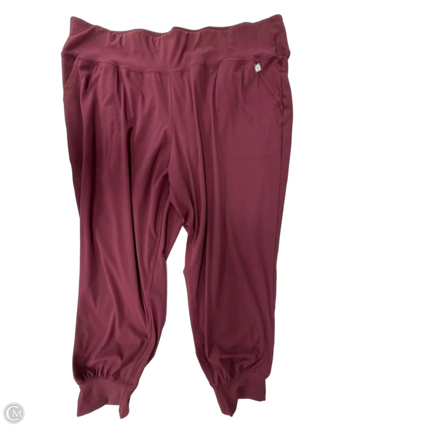 Athletic Pants By Livi Active In Maroon, Size: 3x