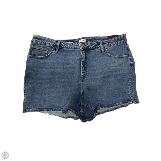 Shorts By Ava & Viv In Blue Denim, Size: 24