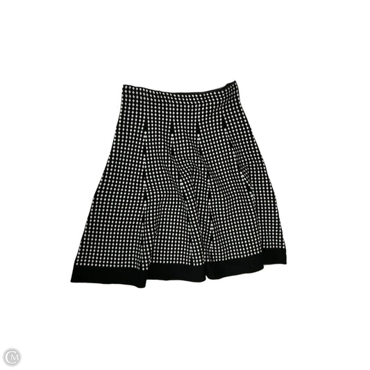 Skirt Mini & Short By Clothes Mentor In Black & White, Size: M