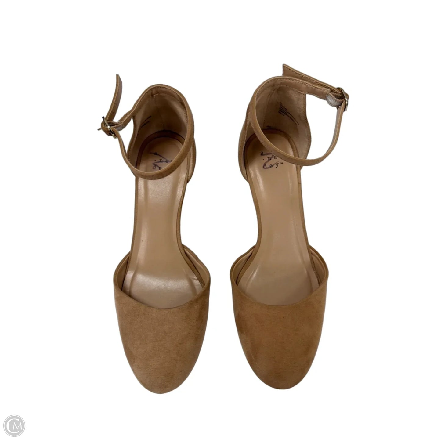 Shoes Heels Wedge By A New Day In Tan, Size: 6.5