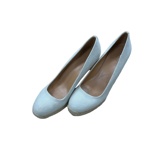 Shoes Heels Wedge By J. Crew In Cream, Size: 10