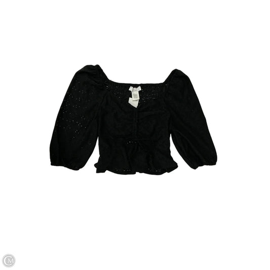 Top Short Sleeve By Urban Romantics In Black, Size: S