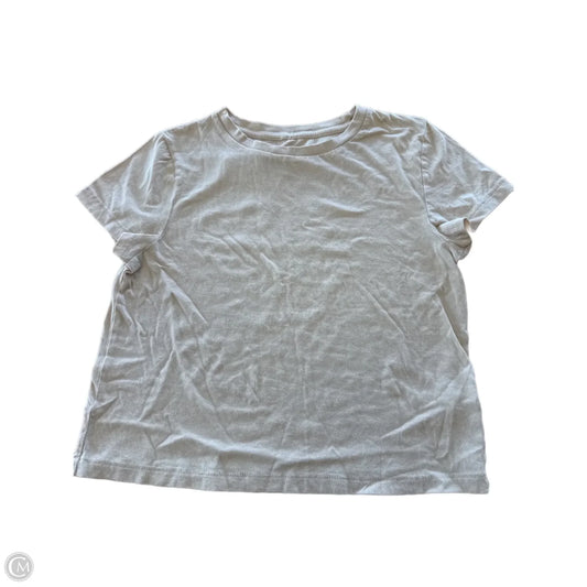 Top Short Sleeve Basic By Universal Thread In Tan, Size: Xs