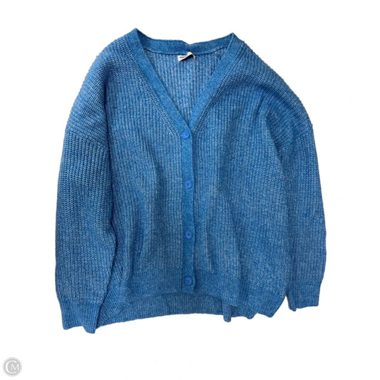 Sweater Cardigan By Sonoma In Blue, Size: 1x