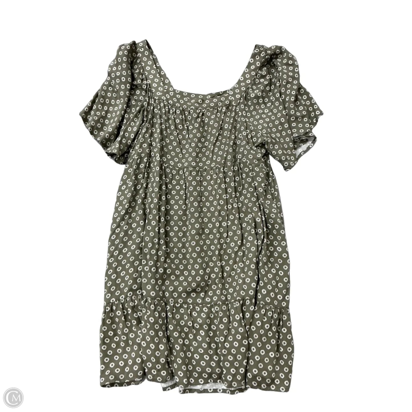 Dress Casual Midi By Maurices In Green, Size: 1x