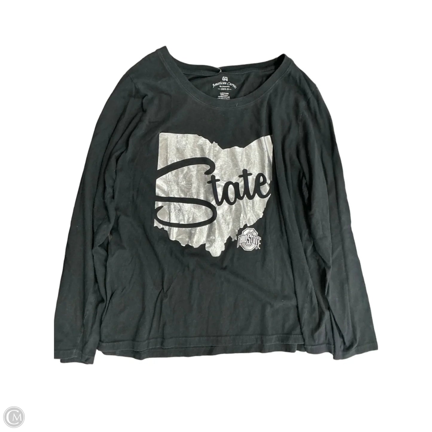 Top Long Sleeve By Clothes Mentor In Black, Size: 2x