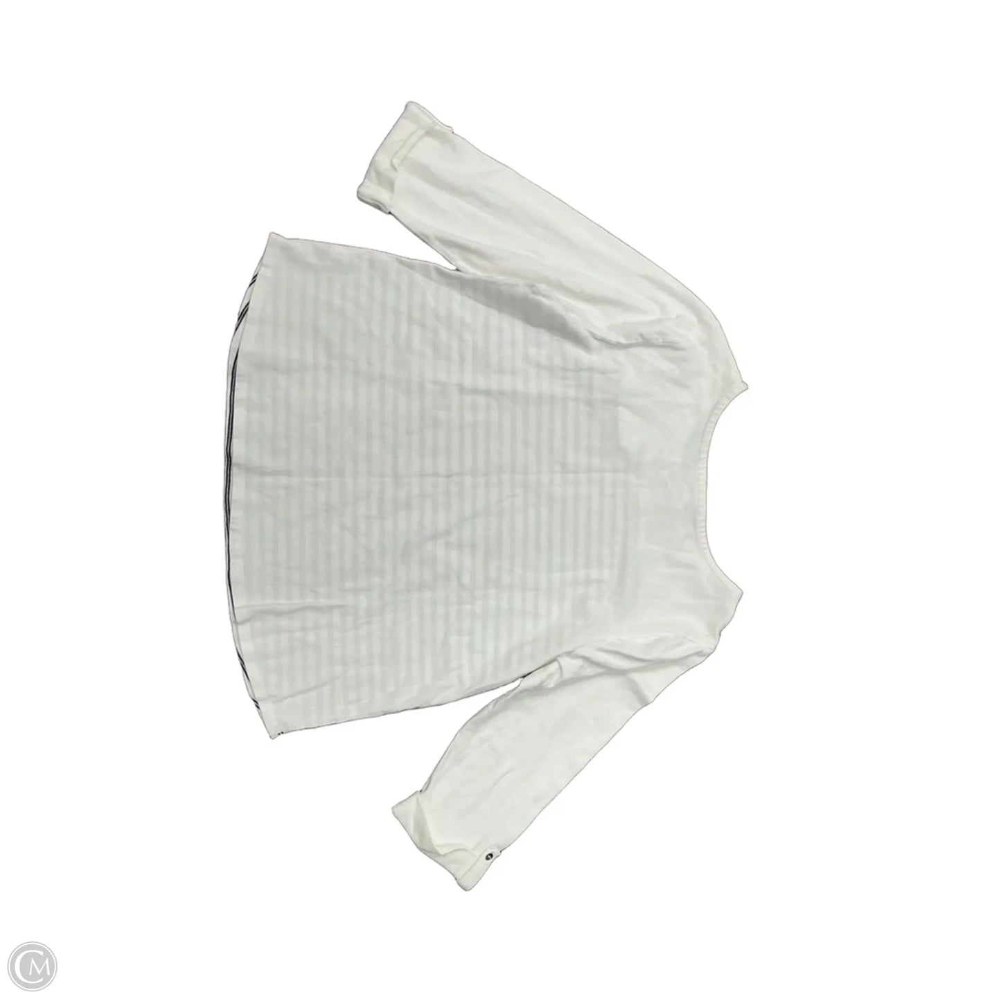 Top 3/4 Sleeve By Croft And Barrow In White, Size: 1x
