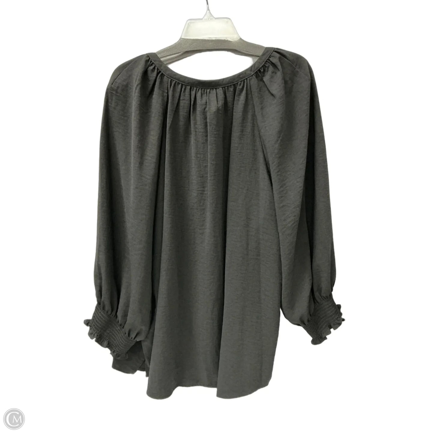 Top Long Sleeve By West Bound In Black, Size: 2x