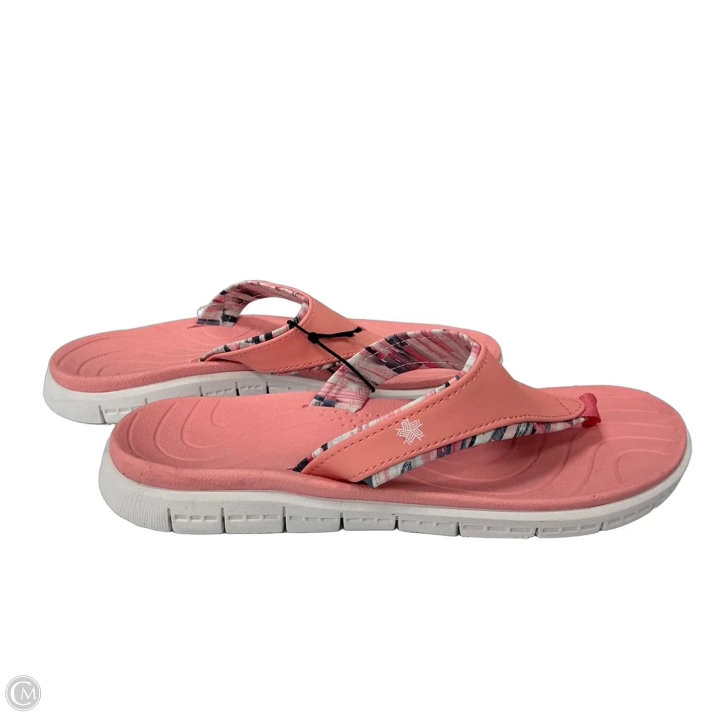 Sandals Flip Flops By Tek Gear In Pink, Size: 7