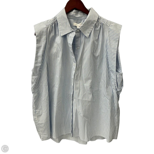 Top Sleeveless By Crown And Ivy In Striped Pattern, Size: Xl