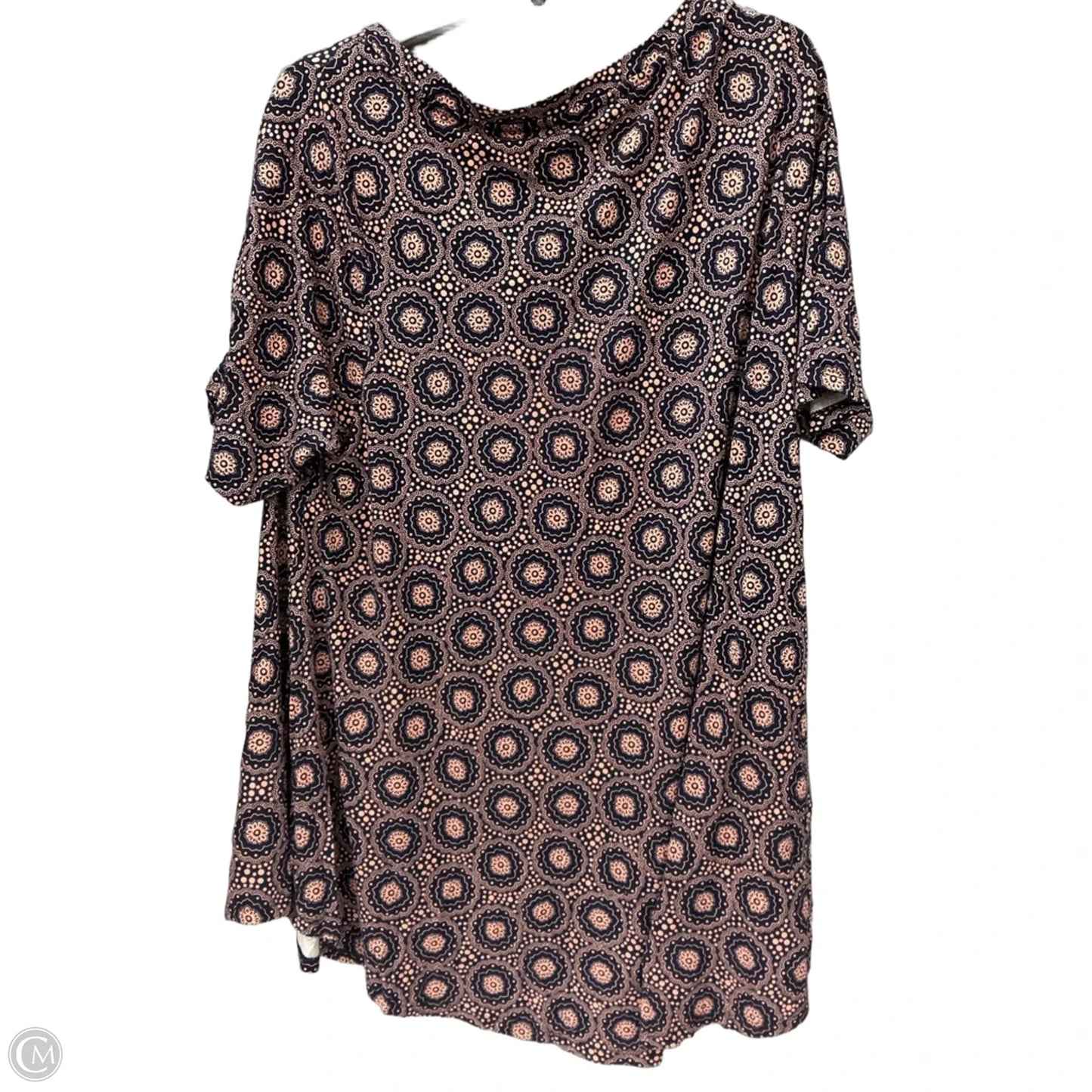 Top 3/4 Sleeve By Lane Bryant In Blue, Size: 1x