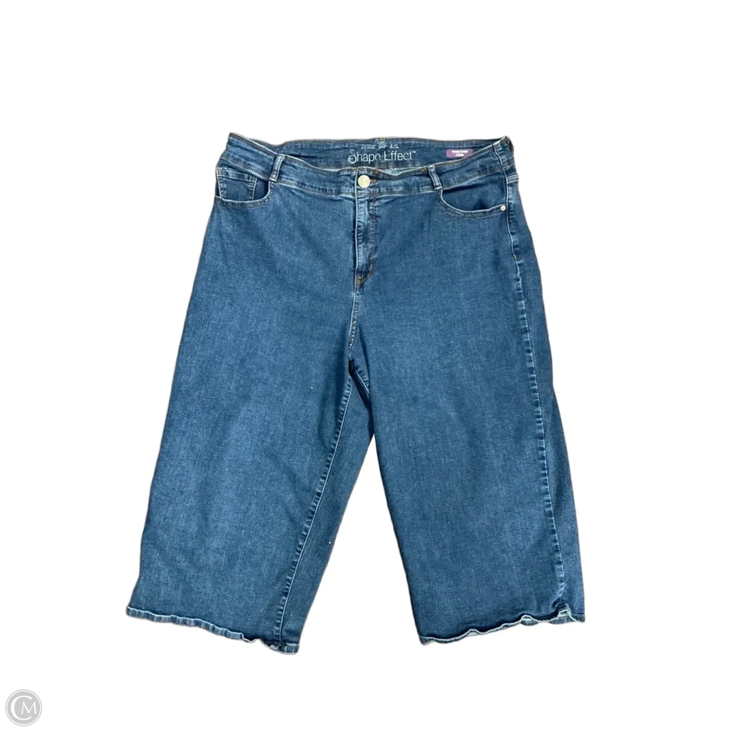 Jeans Wide Leg By Gloria Vanderbilt In Blue Denim, Size: 20