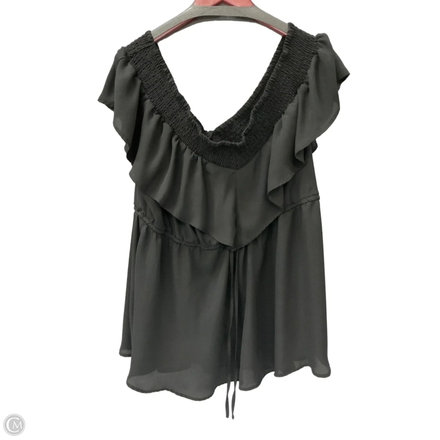 Top Short Sleeve By Torrid In Black, Size: 2x