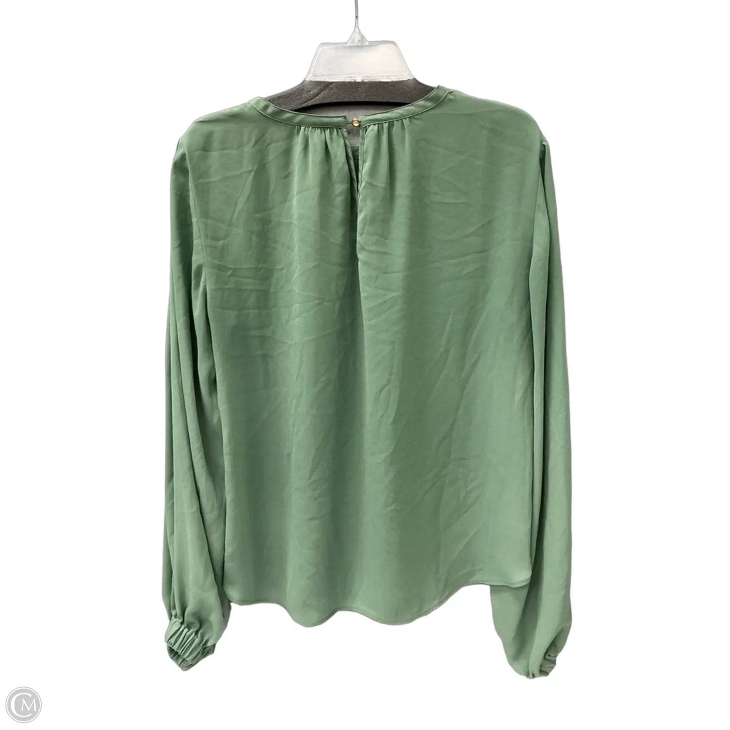 Top Long Sleeve By H&m In Green, Size: M