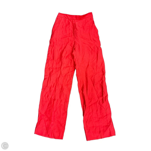Pants Wide Leg By Zara In Red, Size: 8