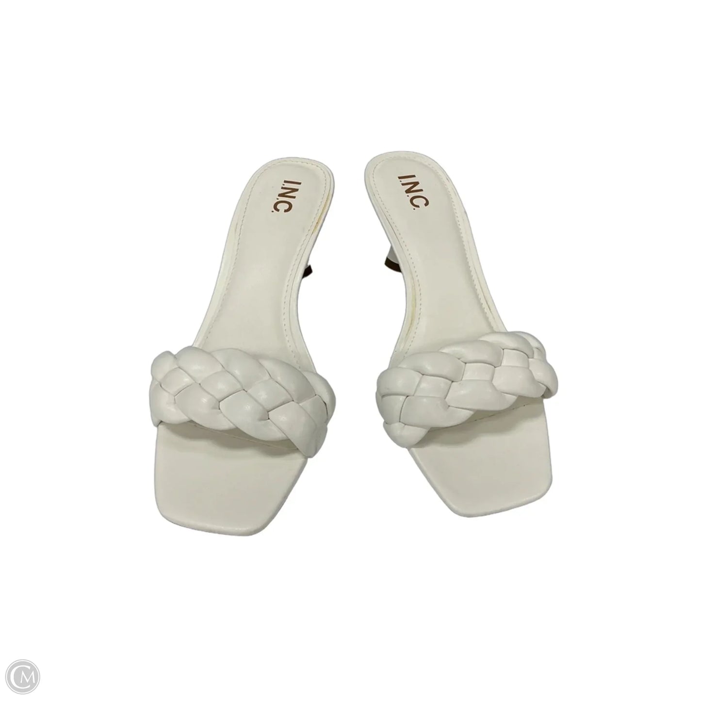 Shoes Heels Block By Inc In White, Size: 9.5