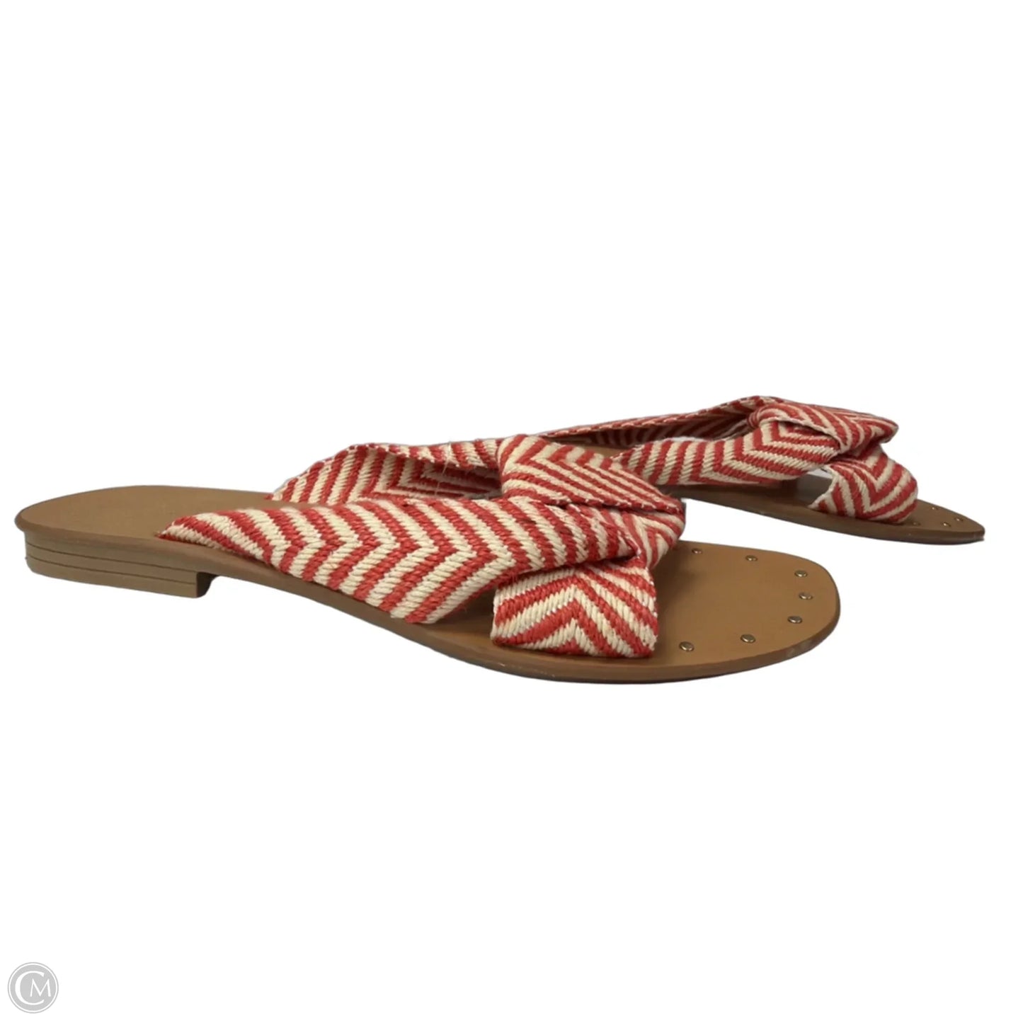 Sandals Flats By Universal Thread In Orange, Size: 10