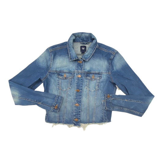 Jacket Denim By Gap In Blue, Size:M