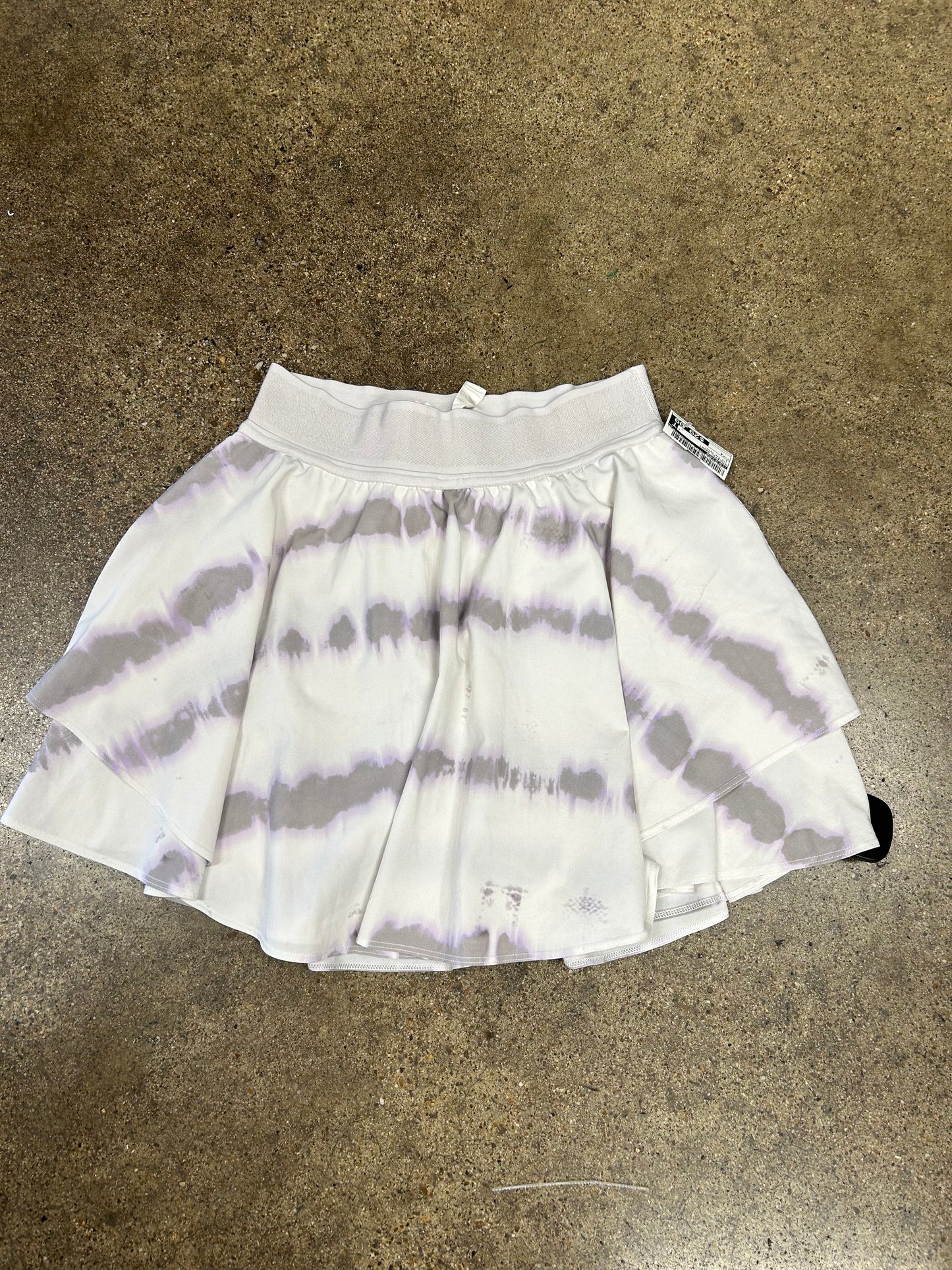Athletic Skort By Lululemon In Tie Dye Print, Size:4
