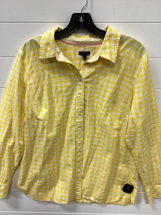 Top Ls By Talbots In Yellow, Size:L